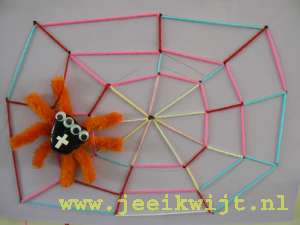 Spinnenweb maken