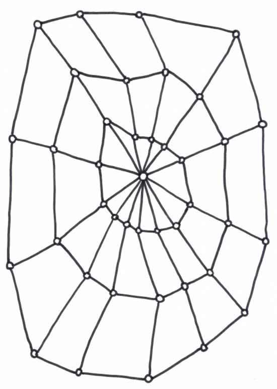 Spinnenweb maken