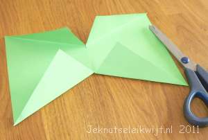 Vlinder knutselen met chenille