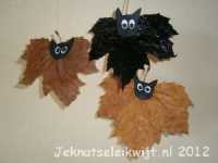 Halloween knutsel vleermuis