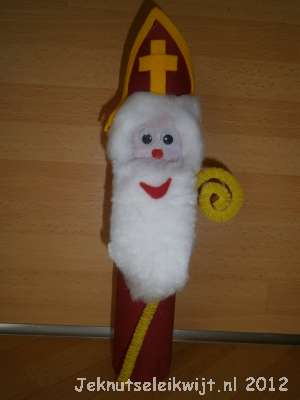 Sinterklaas van keukenrol 2