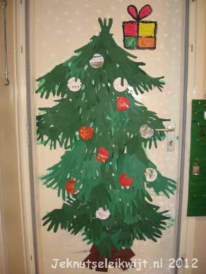 Kerstboom van handjes