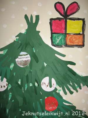Kerstboom van handjes