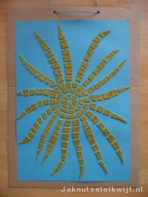 Zon van mozaiek