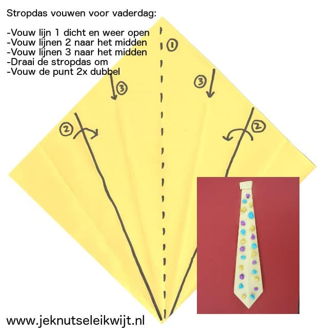 stropdas knutselen