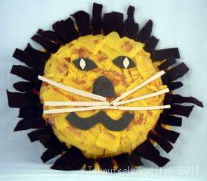 Leeuwen masker met carnaval