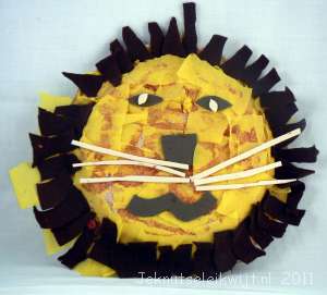 Leeuwen masker met carnaval
