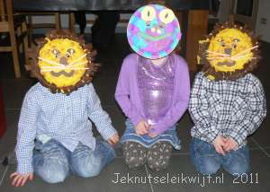 kikker masker knutselen