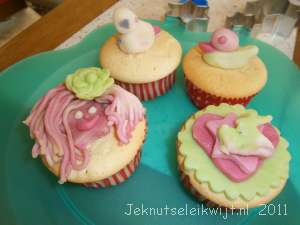 Cup cakes versieren