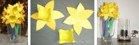 narcis voorjaars knutsel