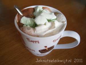 chocolademelk met marshmallows