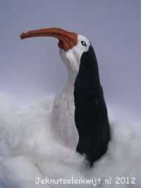 winterknutsel pinguin van kalebas