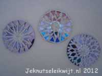 winterknutsel ijskristallen van papier