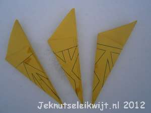 winterknutsel ijskristallen van papier
