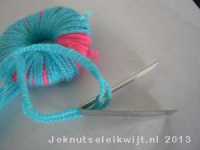 Pompoen maken van wol