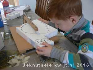 Angry birds uit piepschuim smelten