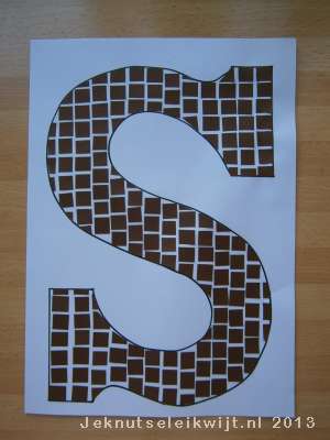 Sinterklaasknutsel Chocoladeletter