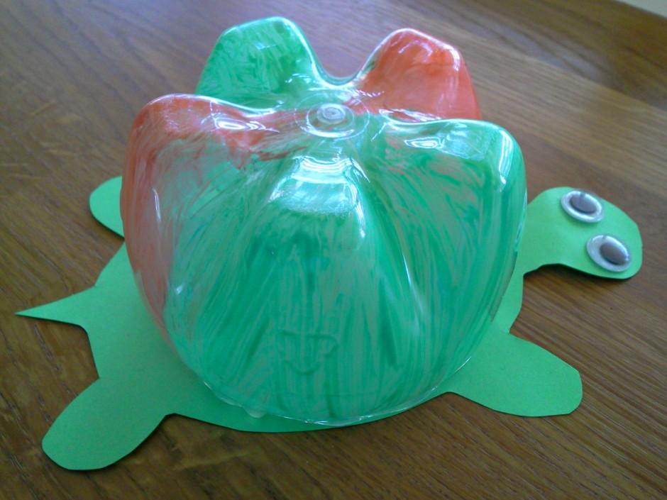 Collega Klik kat Knutsel idee Schildpad van lege fles | Knutsel ideeën voor kinderen