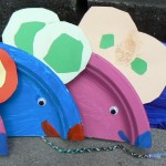 Muis van papieren bordje knutselen