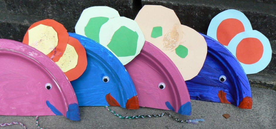 ik ben ziek binnenkomst Hub Muis van papieren bordje knutselen | Knutsel ideeën voor kinderen