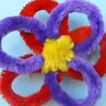 Bloem maken van chenilledraad