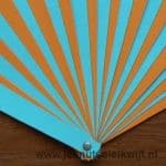 Een waaier van papier knutselen