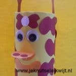 giraffe knutselen