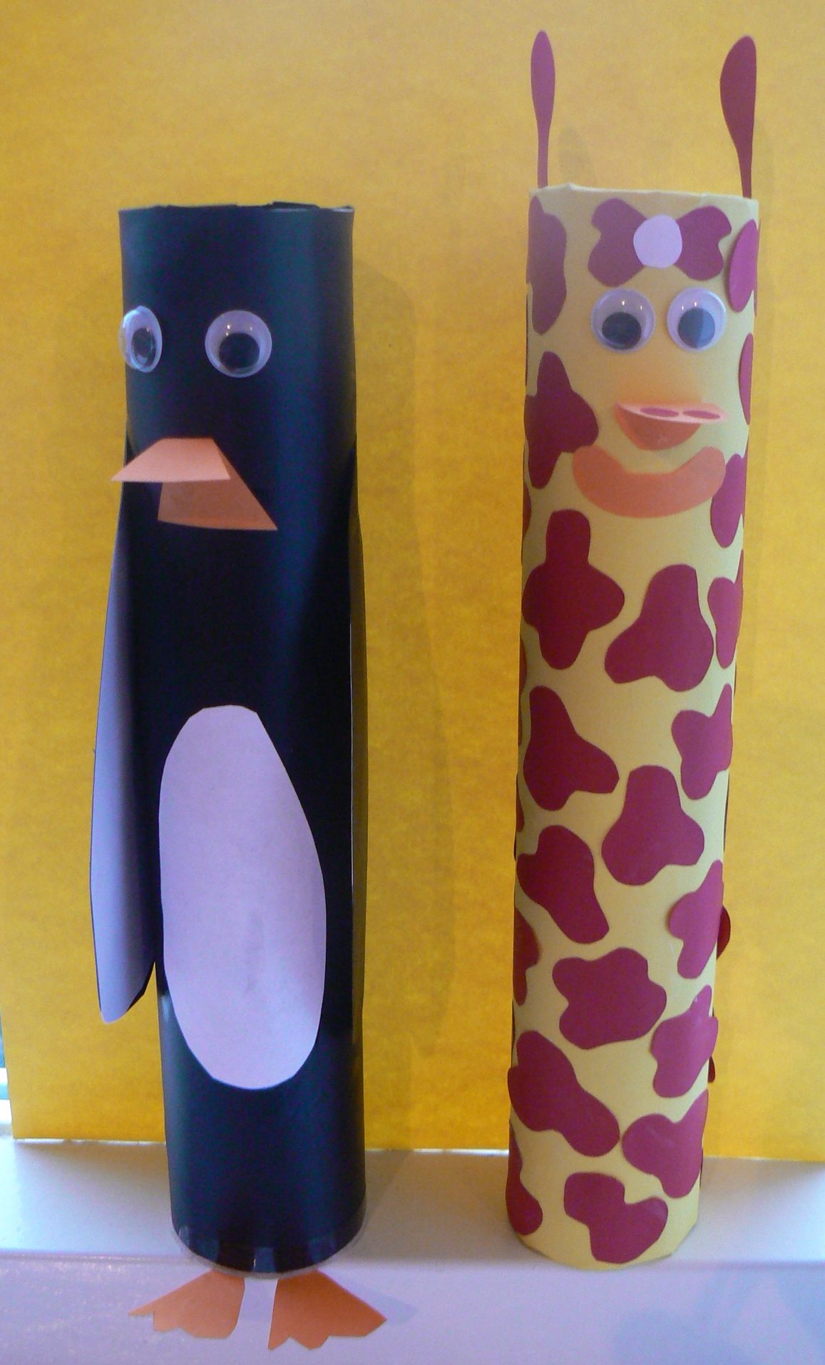 Giraffe knutselen