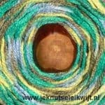 herfst kastanje spinnenweb